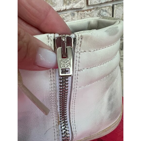 GOLDEN GOOSE SlLIDE off white Mid-Top Sneakers size 38 - Picture 10 of 12